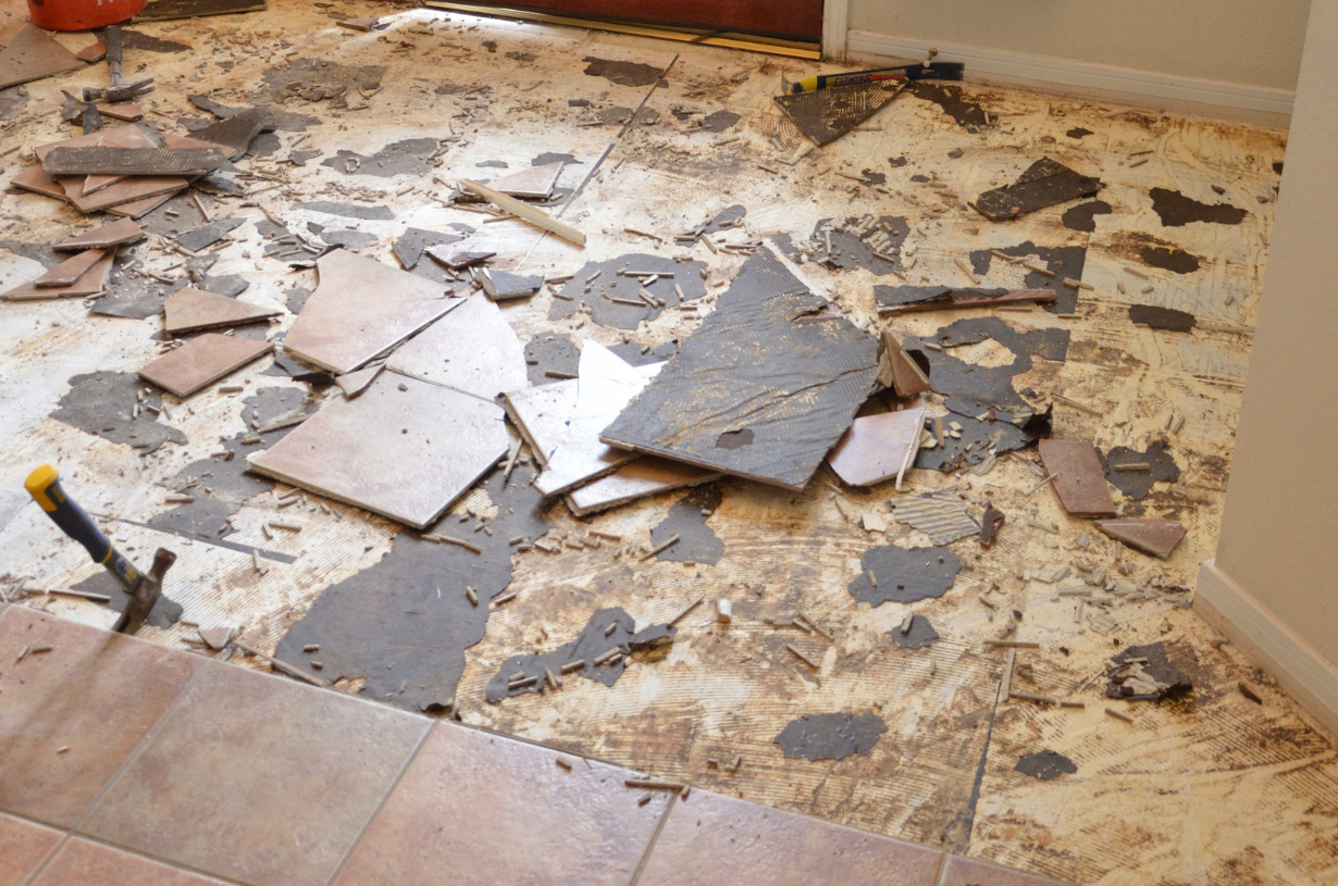 How To Remove Ceramic Tile From Concrete Floors Onfloor